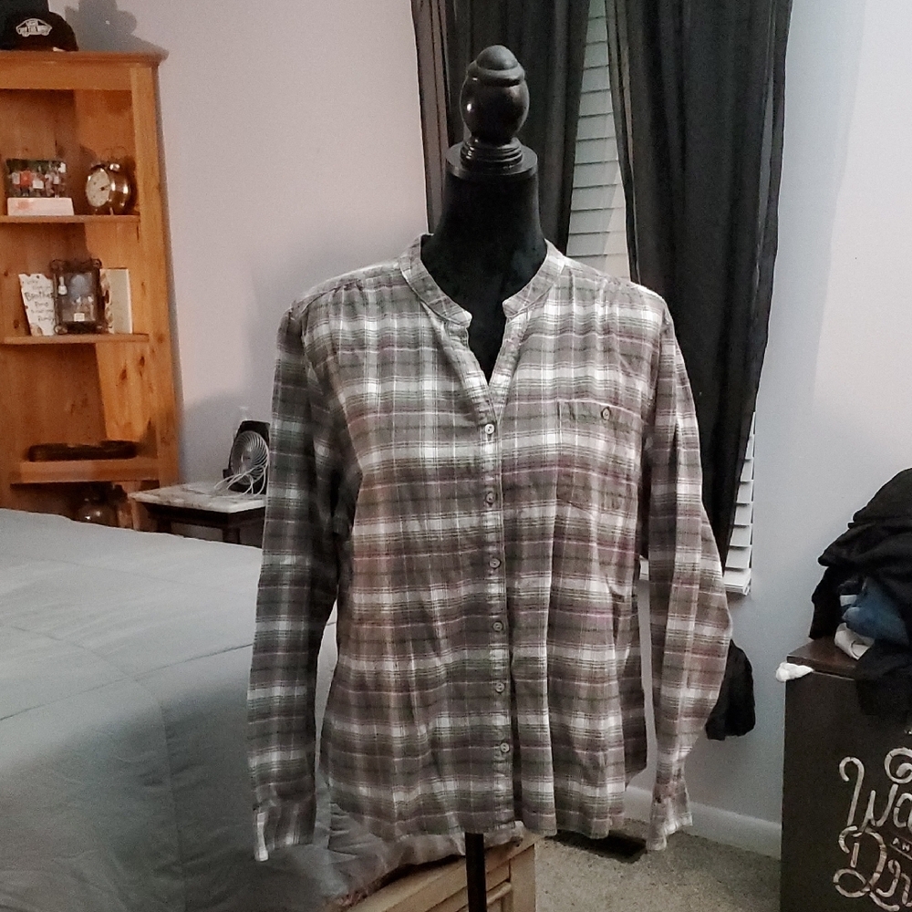 💥5/$50 L.L. Bean Plaid Flannel Button Down Shirt